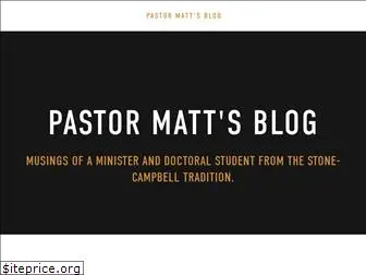 pastormattsblog.com