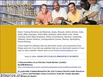 pastortrainingresources.com