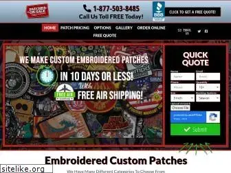 Custom Embroidered, PVC and Heat Transfer Patches - Signature Patches