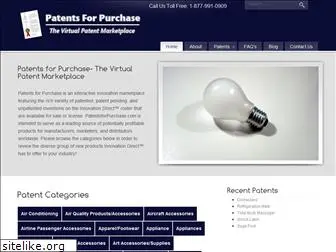 patentsforpurchase.com