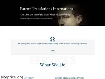 patenttranslationsinternational.com