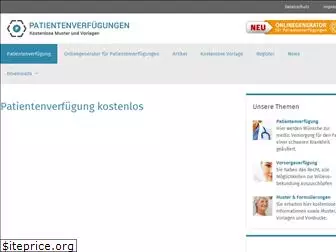 patientenverfuegung-kostenlos.de