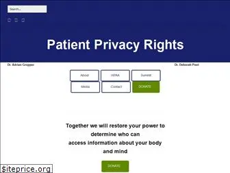 patientprivacyrights.org
