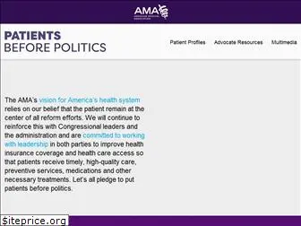 patientsbeforepolitics.org