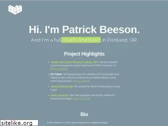 patrickbeeson.com