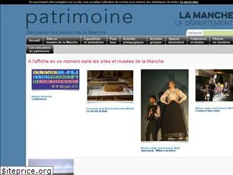 patrimoine.manche.fr