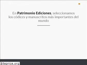 patrimonioediciones.com