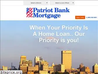 patriotbankmortgage.com