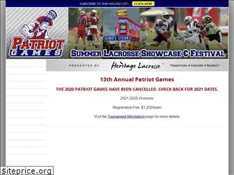 patriotgameslax.com