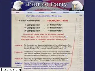 patriotparty.info