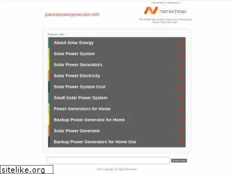 patriotpowergenerator.info