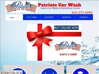 patriotscarwash.com