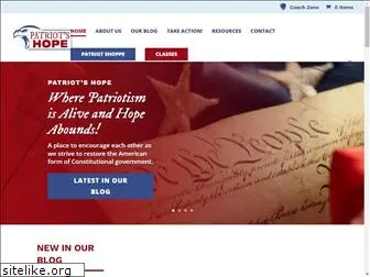 patriotshope.com