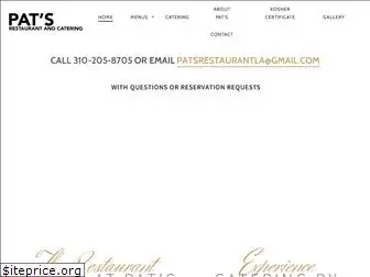 patsrestaurantandcatering.com