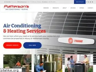 pattersonshvac.com