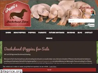 pattisdachshundfarm.com