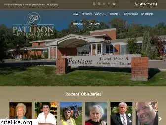 pattisonfuneralhome.com