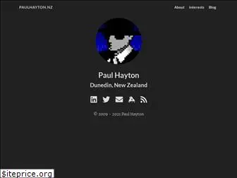 paulhayton.nz