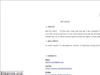 pauliescanlon.io