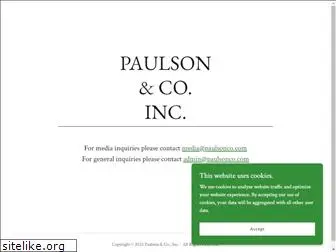 paulsonco.com