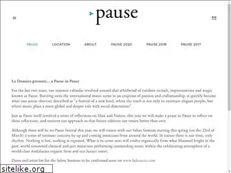 pausefestival.com