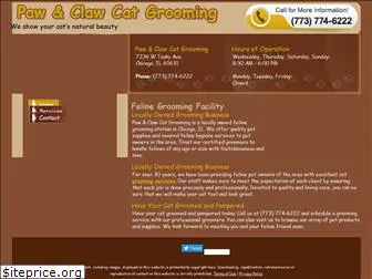 pawandclawcatgrooming.com