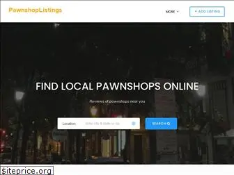 pawnshoplistings.com