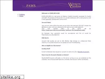 paws.wcu.edu