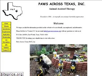 pawsacrosstexas.org