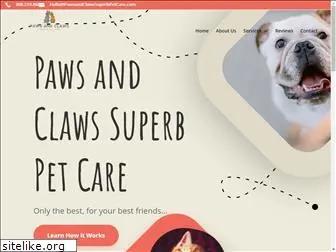 pawsandclawssuperbpetcare.com