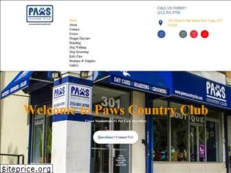 pawscountryclub.com