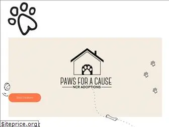 pawsforacausencr.com