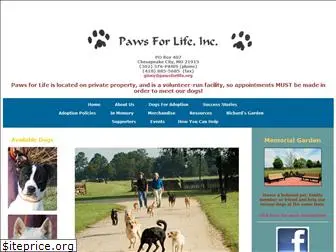 pawsforlife.org