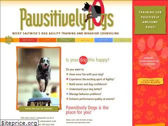 pawsitivelydogsagility.com