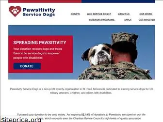 pawsitivityservicedogs.com