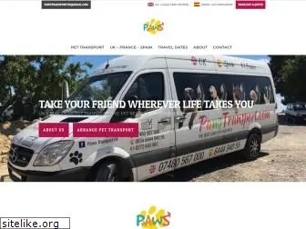 pawspettransport.co.uk