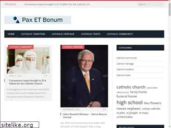 pax-et-bonum.net
