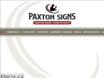 paxtonsigns.com