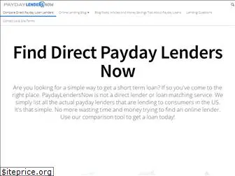 paydaylendersnow.com