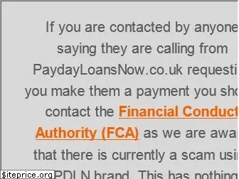 www.paydayloansnow.co.uk