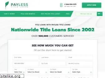 paylesstitleloans.com