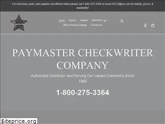 paymastercheckwriter.com