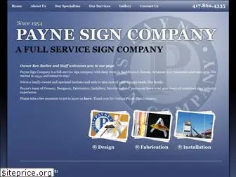 paynesigncompany.com