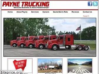 paynetrucking.com