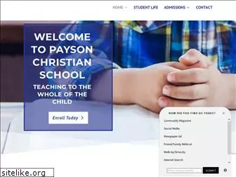 paysonchristianschool.org