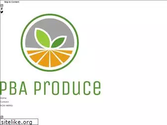 pbaproduce.com