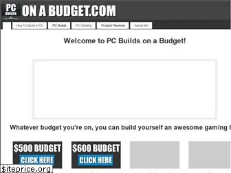 pcbuildsonabudget.com