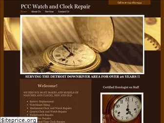 pccwatchclockrepair.com