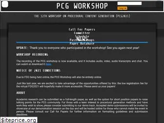 pcgworkshop.com