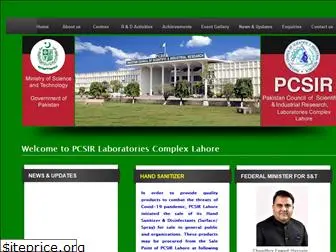 pcsir-lhr.gov.pk